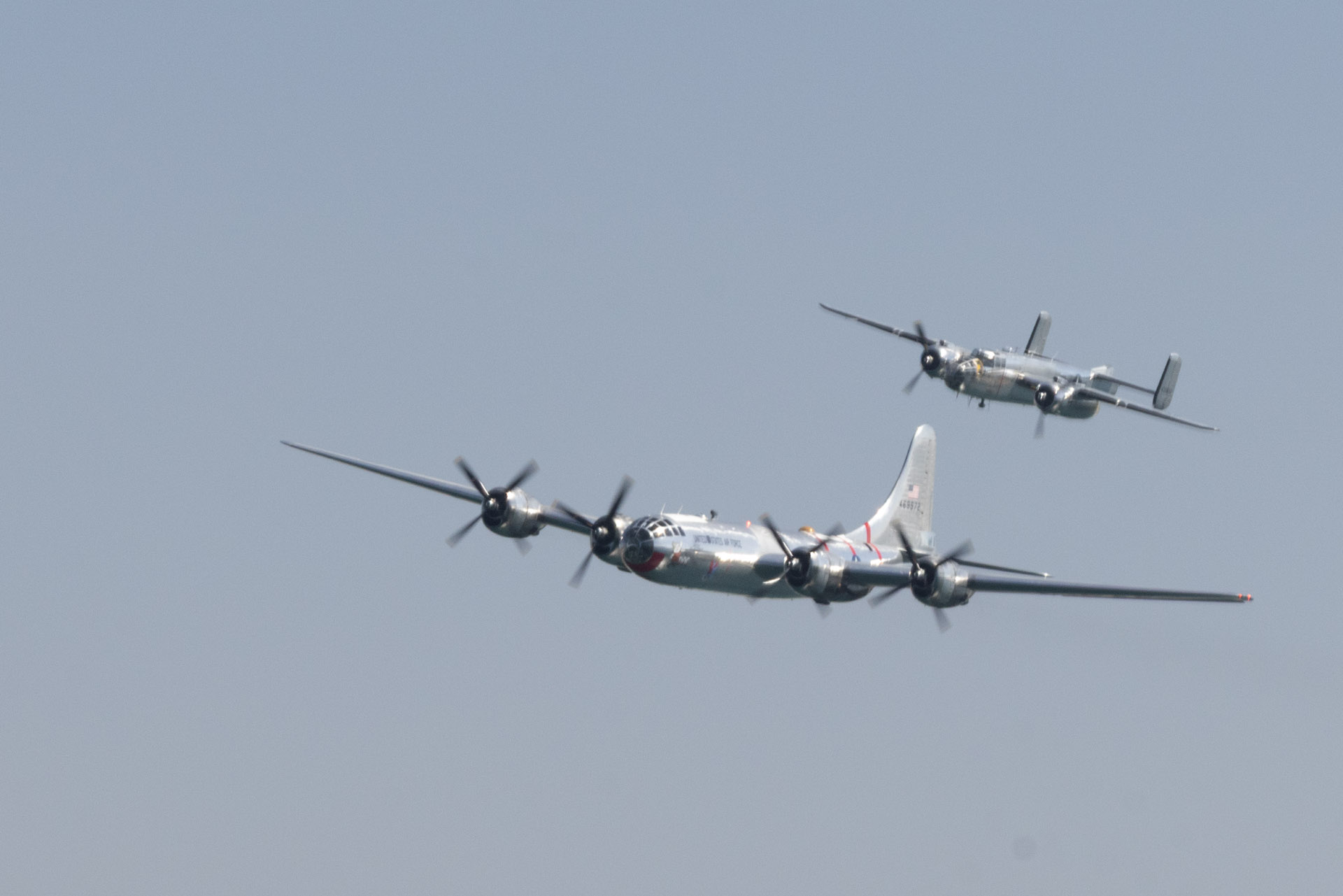 B-29 Superfortress and B-25 "Guardian of Freedom" (Oct 5, 2025)