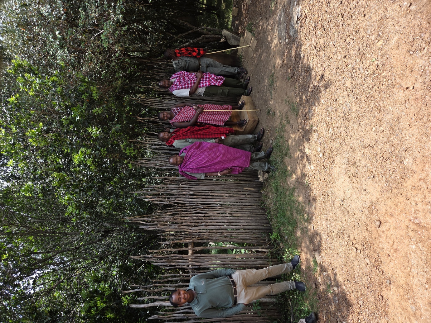 Some of staff at Entim camp (Oct 1, 2025)