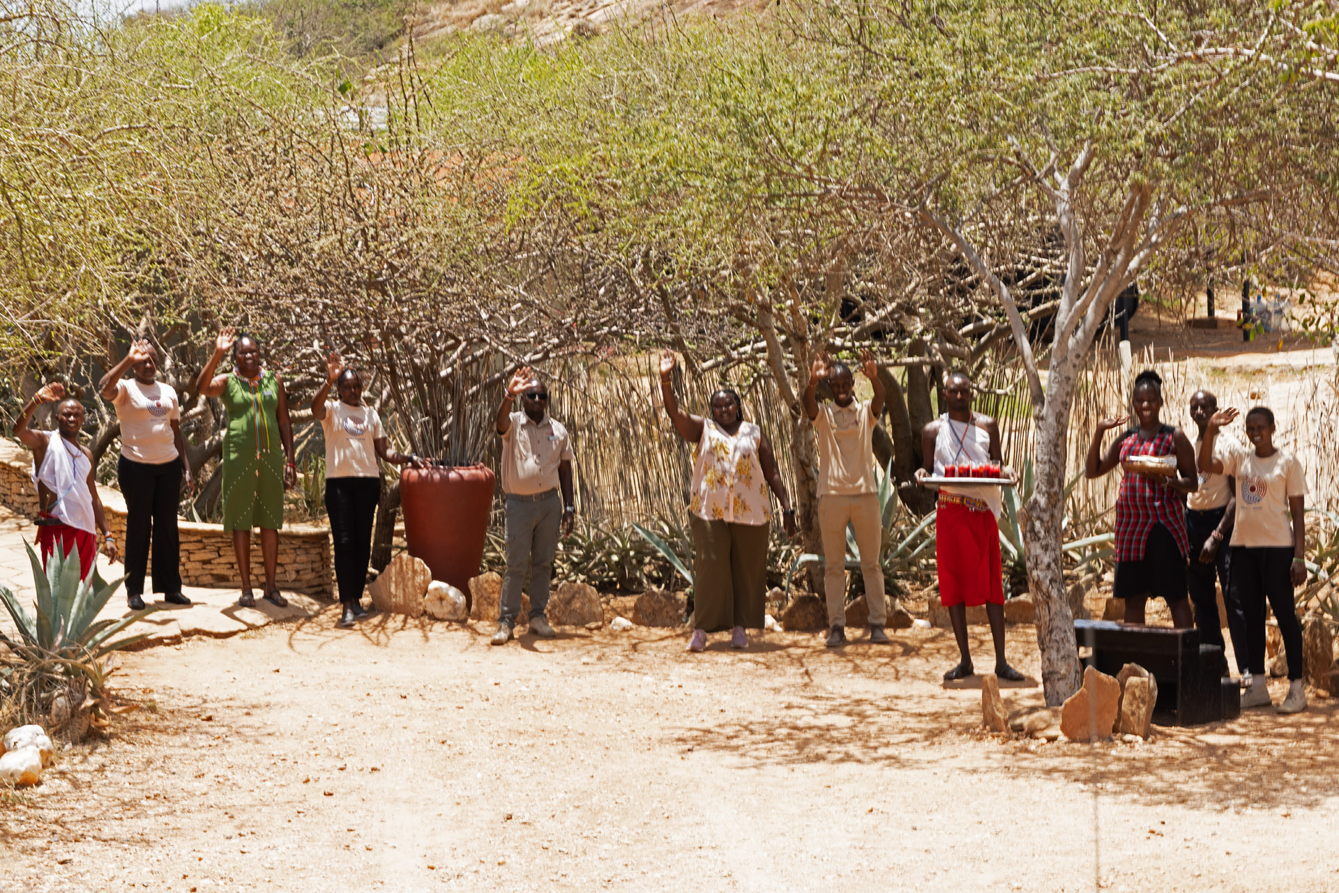 The staff at Saruni Samburu (Sep 23, 2025)